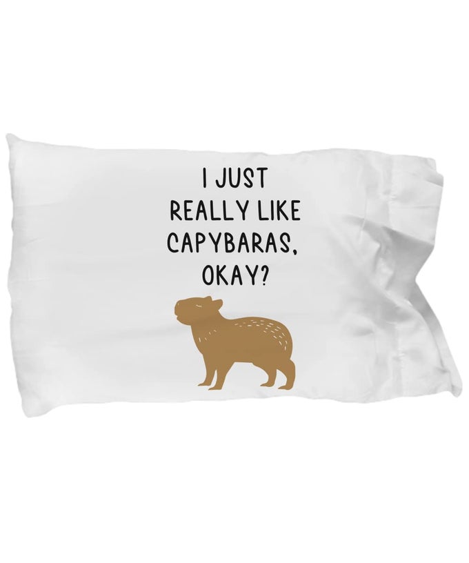 CAPYBARA PILLOWCASE CAPYBARA LOVER GIFT