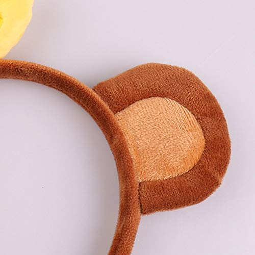 KEPATO Monkey Ears Headband Banana Headband Animals Monkey Costume Accessory Stocking Stuffers for Women Girls - Image 3