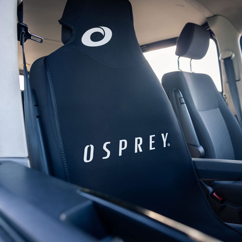 Osprey Waterproof Car Seat Cover, Van Universal Neoprene Seat Protector for Watersports, Surfing and Gym with Non-Slip Base, Black - Image 3