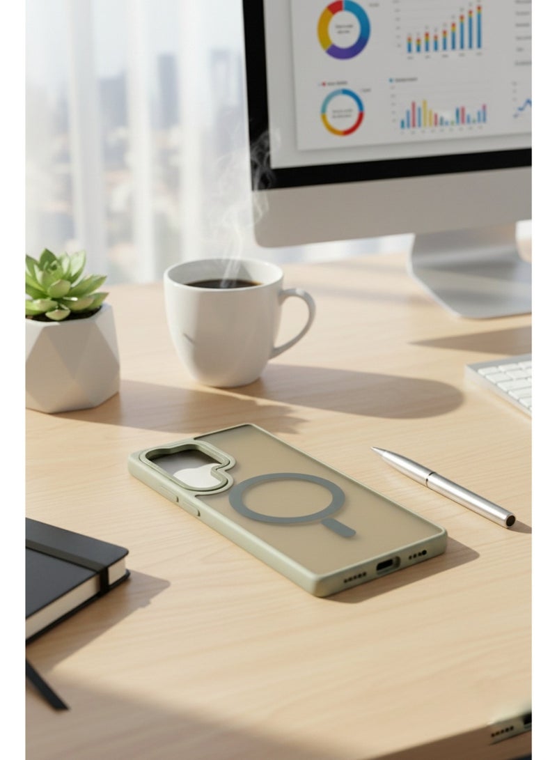 Grace Magnetic Phone Case with Wireless Charging Support - For samsung S25 ultra - Image 3