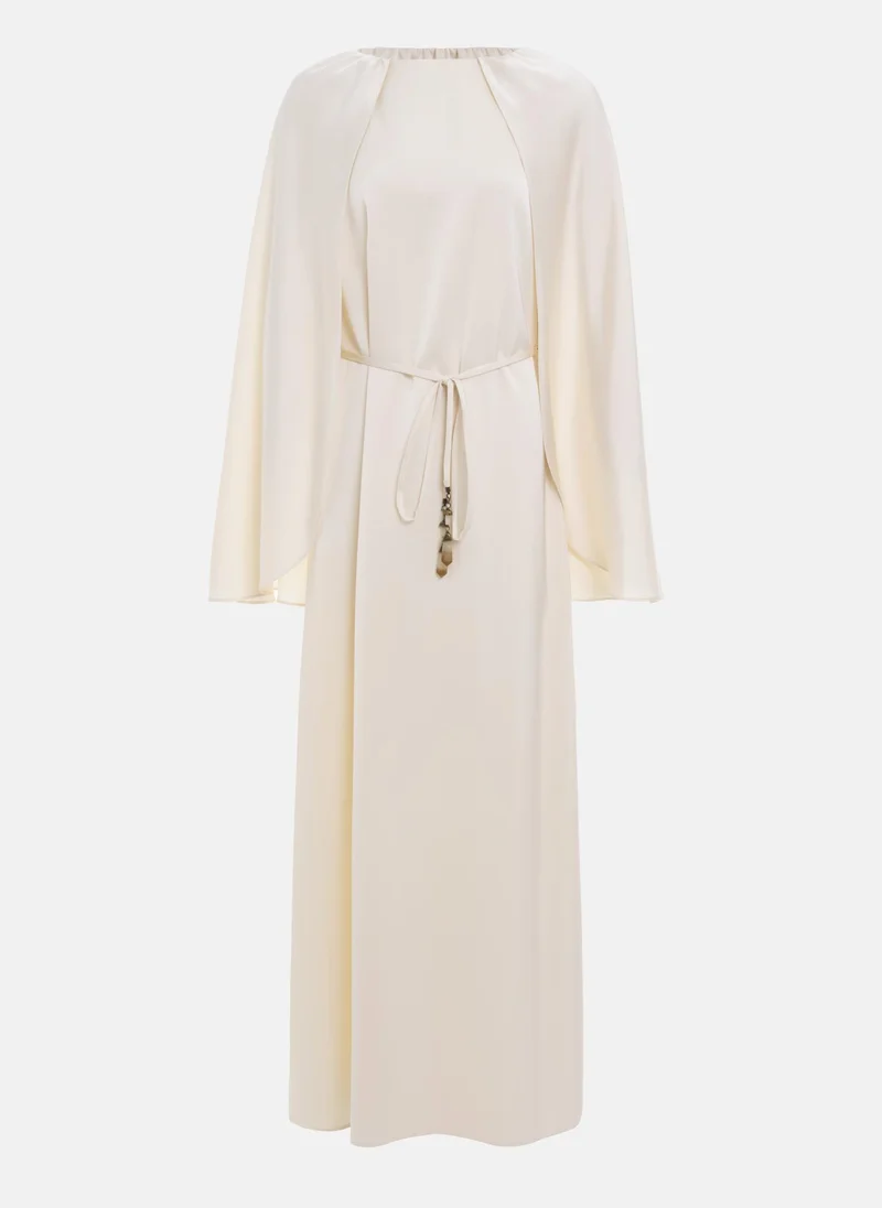 Lichi Maxi dress with matching cape