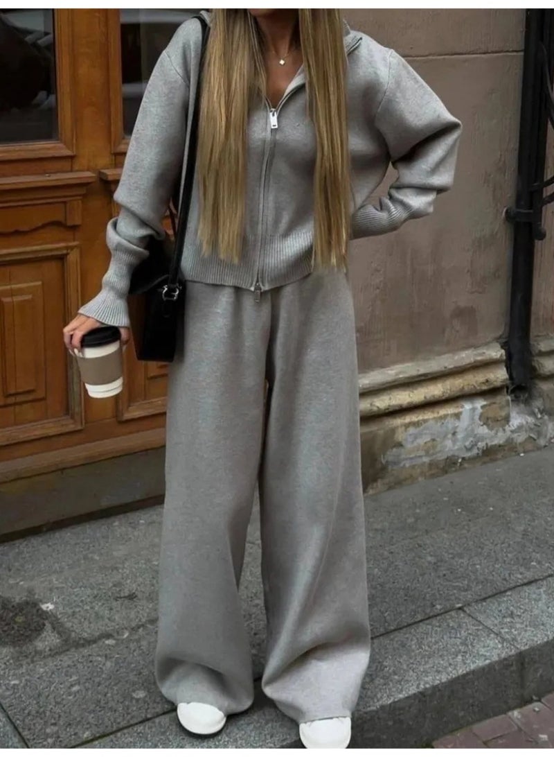 KUYING New Fashionable Casual Cardigan Set - Image 5