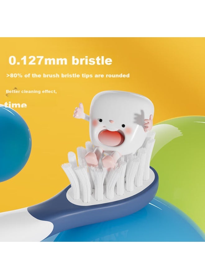 Kuta Children's Electric Toothbrush, Soft Bristles For Gum Protection, Sonic Vibration, Waterproof Timer, 3 Modes, K2 Camellia Pink, Ages 3-12 - Image 4