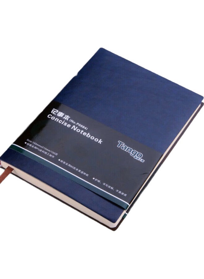 Tango High-Quality 25K Business Leather Notebook, Classic Office Diary, Meeting Minutes Book, Soft Leather Cover, 100 Pages, Customization Available - Image 1