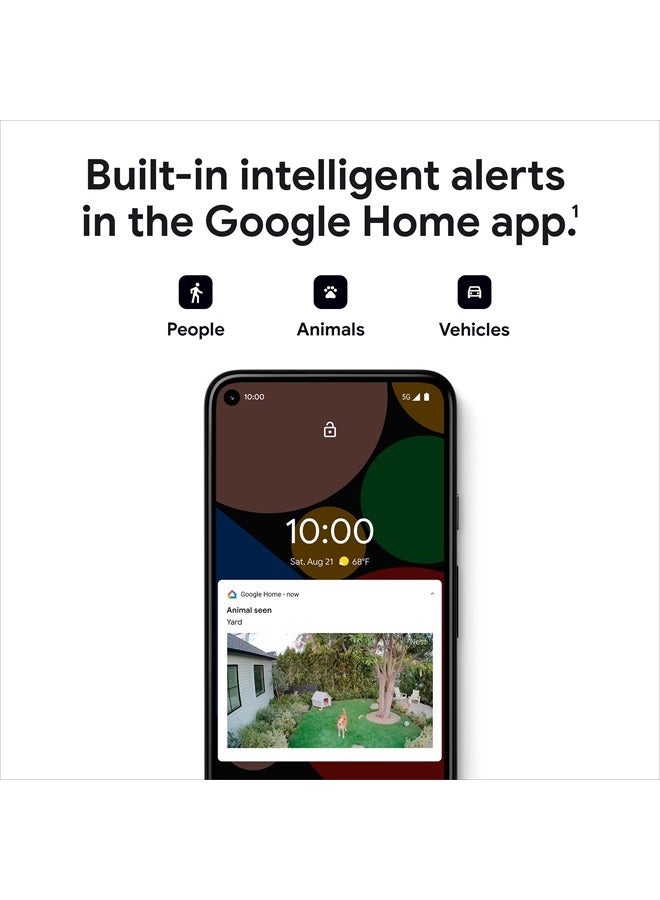 Google Nest Cam Outdoor or Indoor, Battery - 2nd Generation - 2 Count (Pack of 1) - Image 2