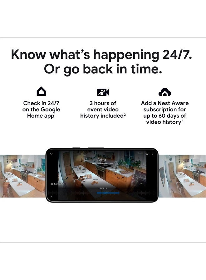 Google Nest Cam Outdoor or Indoor, Battery - 2nd Generation - 2 Count (Pack of 1) - Image 4