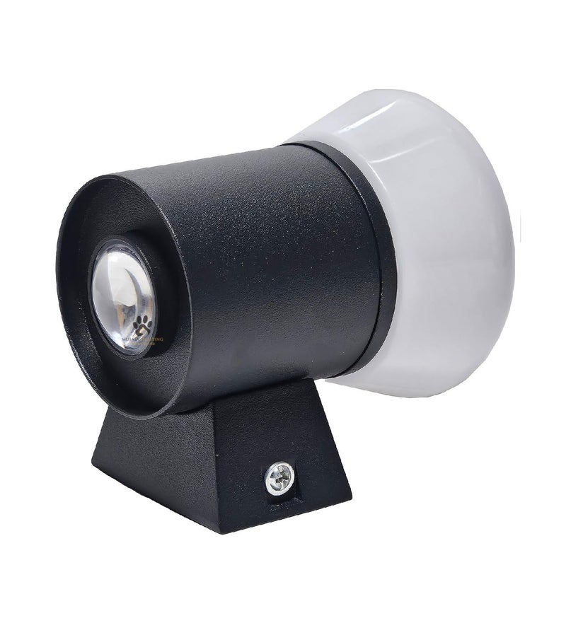 Mufasa 6 Watts Up Down Light LED Outdoor Wall Light Path Lamp Boundary Pillar Entrance Backyard Balcony Light Waterproof Bulkhead (Warm White) - Image 2