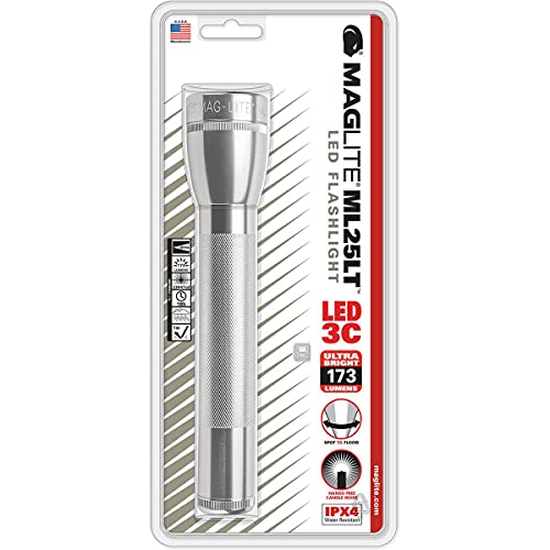 MAGLITE Mag Instrument Maglite ML25LT-S3106 LED 3-Cell C Flashlight, Silver - Image 3