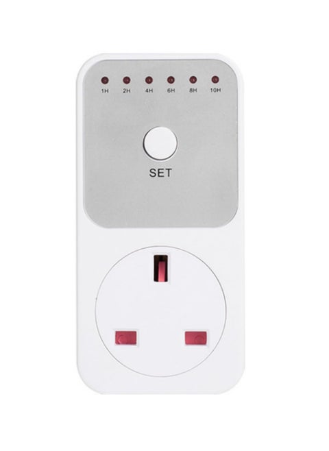 10Hr Timer Countdown Switch Smart Control Plug-In Socket Auto Shut Off Outlet Automaticl Turn Off Electronic Device UK Plug