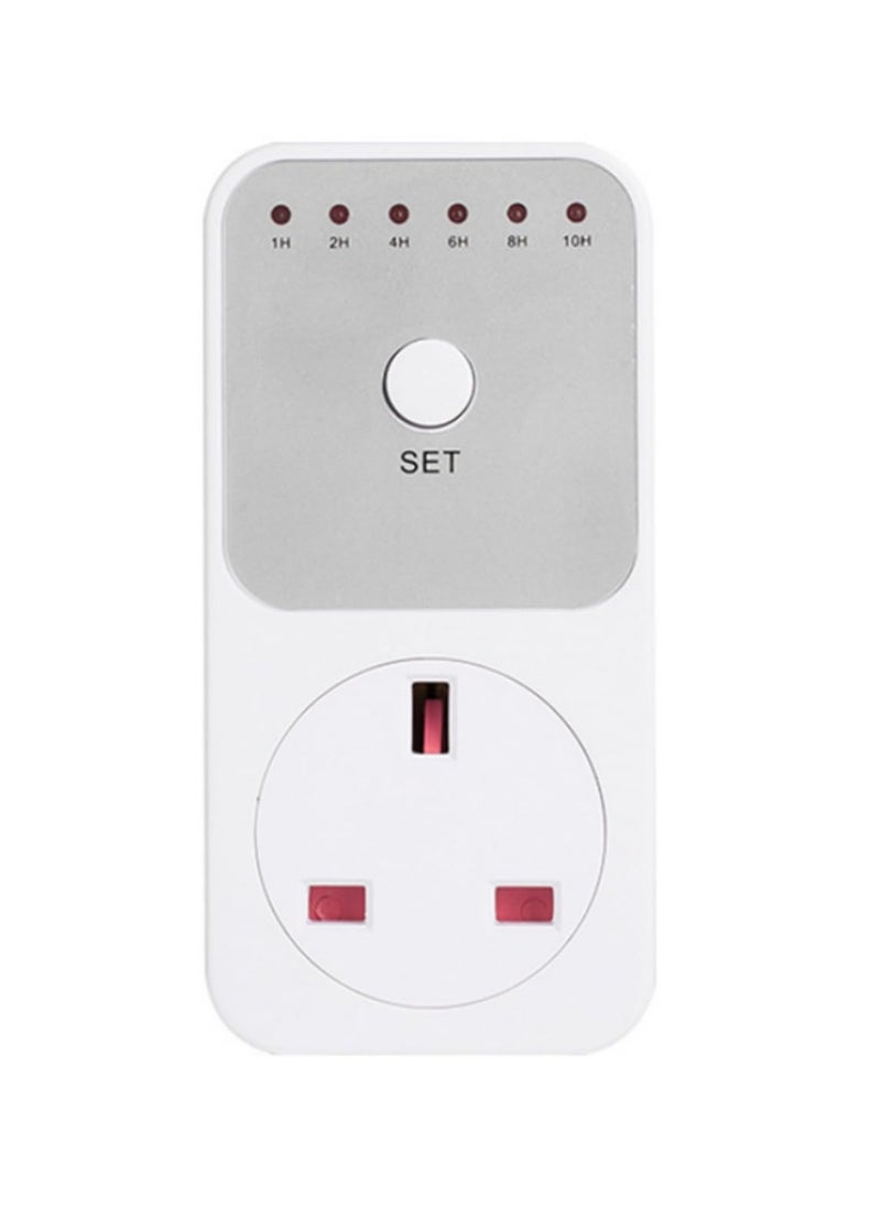 Generic - 10Hr Timer Countdown Switch Smart Control Plug-In Socket Auto Shut Off Outlet Automaticl Turn Off Electronic Device UK Plug - Image 1