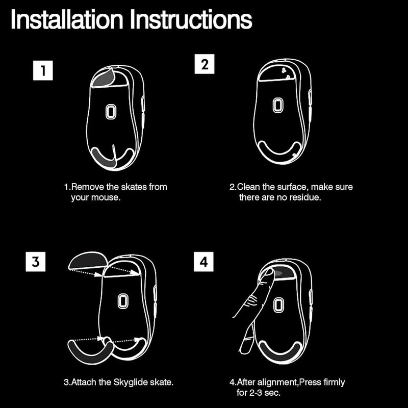 TERRIFI G PRO X Superlight Gaming Mouse Skates Feet – Fastest, Smoothest & Most Durable Glass Upgrade Kit for Enhanced Performance - Image 5
