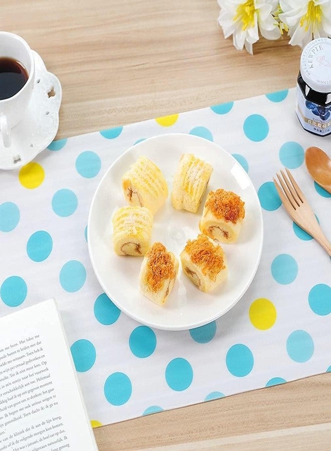 HaRvic Kitchen Drawer Fridge mat Flower Design PVC mat Shelf Rectangular Roll Mat PVC Anti-Skid Wardrobe Kitchen Drawer Shelf Mat Table Mat EVA Kitchen Cabinet Shelf Mat (45X90) - Image 5