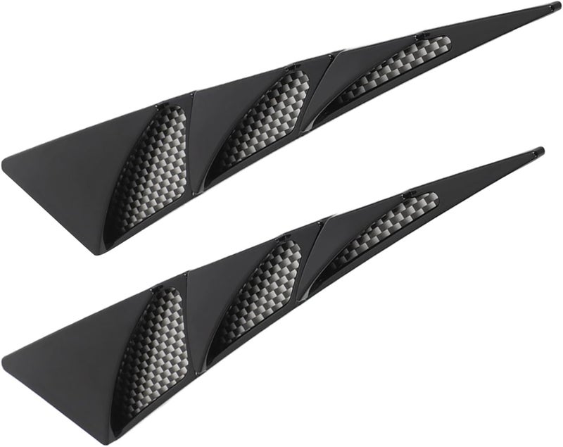 Practical build MAGICLULU 1pair Car Hood Vent Covers Aerodynamic Side Airflow Trim for Enhanced Aesthetics Easy Installation Compatible Cars Decor Accessory All-in-one local deliver plan Scheduled warehouse deliver Elegant appearance Trendy flexible practical build Trendy natural tone options Transit damage prevent build Seasonal & permanent compatible Upgraded general grade quality All condition resistant crafted quality Varied dimensions Diverse operating method fit Modern color selections Water rust proof Flexible anti-break Global standard quality Budget friendly sizing alternatives Multi-goal comprehensive design Multi-style matching design Working day delivery service Safe approved storage space Simple multi-color universal build Market multi-use trusted quality Budget friendly premium quality Elegant practical design - Image 1