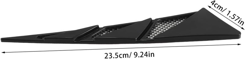 Practical build MAGICLULU 1pair Car Hood Vent Covers Aerodynamic Side Airflow Trim for Enhanced Aesthetics Easy Installation Compatible Cars Decor Accessory All-in-one local deliver plan Scheduled warehouse deliver Elegant appearance Trendy flexible practical build Trendy natural tone options Transit damage prevent build Seasonal & permanent compatible Upgraded general grade quality All condition resistant crafted quality Varied dimensions Diverse operating method fit Modern color selections Water rust proof Flexible anti-break Global standard quality Budget friendly sizing alternatives Multi-goal comprehensive design Multi-style matching design Working day delivery service Safe approved storage space Simple multi-color universal build Market multi-use trusted quality Budget friendly premium quality Elegant practical design - Image 2