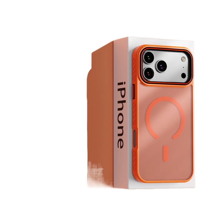 غطاء MagSafe بAcrylic لـ iPhone 13 مع حماية من السقوط ومغناطيس قوي مع مقاوم للصدمات مع ملمس ناعم مع ملمس غير لامع باللون أزرق مغناطيسي من الأكريليك - ModaStar - Image 3