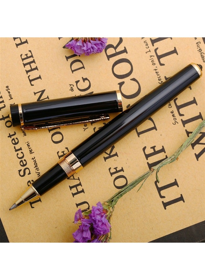 Pimio Signature Pen, Business Office Graduation Gift Ballpoint Pen, Adult Signature Pen, Birthday Graduation Gift For Men And Women, Student Handwriting Practice Pen, 0.5mm 908 Glossy Black - Image 4