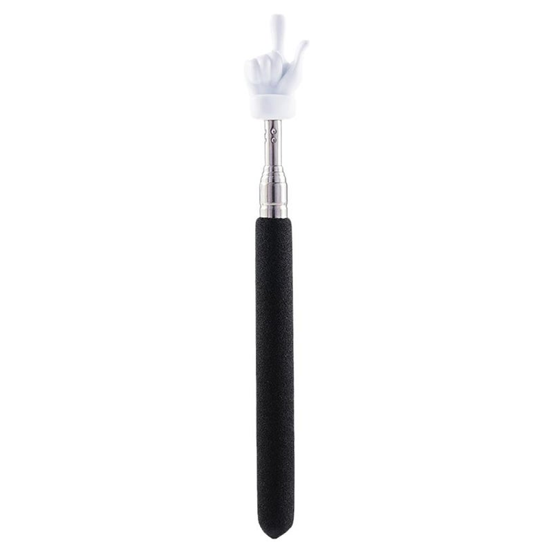 Stainless steel extendable finger reading stick, teaching pointer, tour guide baton, children's reading finger stick - Image 2