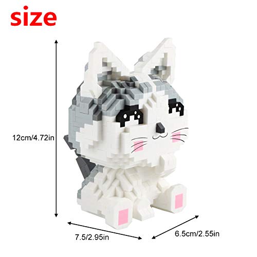 Larcele Cat Micro Building Blocks Pet Mini Building Toy Bricks 867 Pieces KLJM02 Model 2285 - Image 5