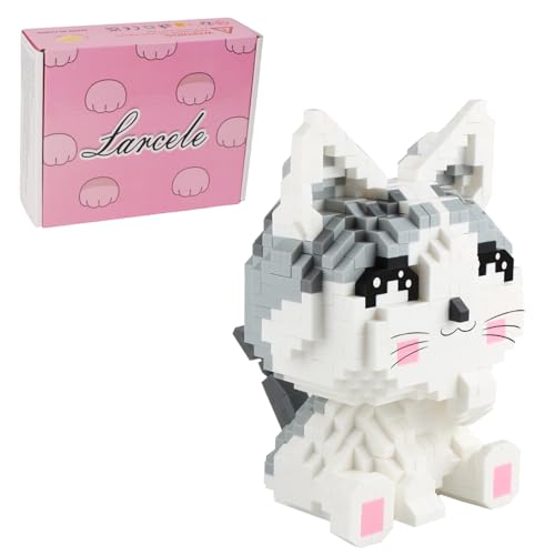 Larcele Cat Micro Building Blocks Pet Mini Building Toy Bricks 867 Pieces KLJM02 Model 2285 - Image 1