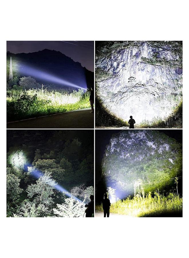 HOMESTAR Super Bright Rechargeable LED Flashlights,XHP70.2 Flashlight, 10000mAh Parallel Battery, Zoomable&IPX5 Waterproof  - Image 2