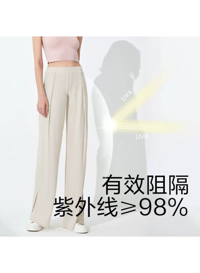 Beneunder Casual Draped Split-Leg Leisure Wide-Leg Pants, Lightweight And Uv-Protective - Image 4