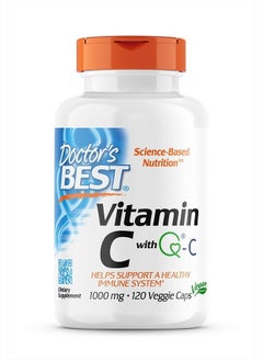 Doctor's Best Vitamin C with Quali-C 1000 Milligrams 120 Veg Capsules