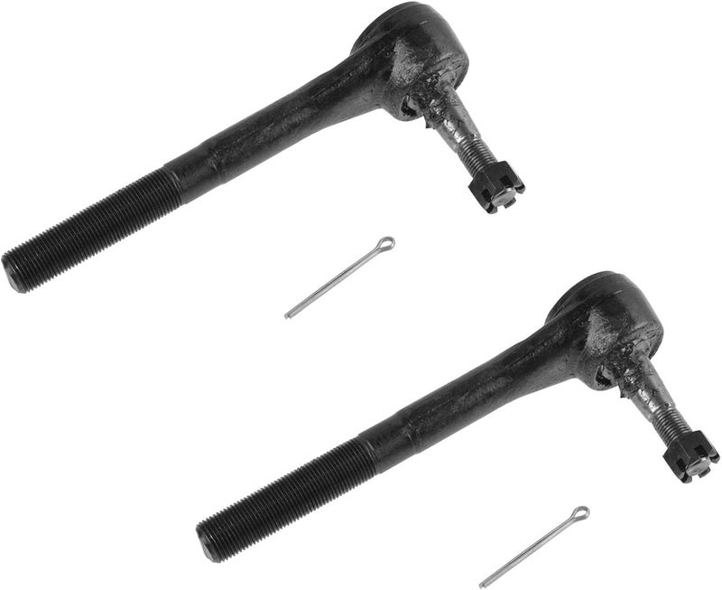TRQ Front Outer Tie Rod Set 2 Piece Compatible with 1990-2005 Chevrolet Astro 90-05 GMC Safari - Image 1