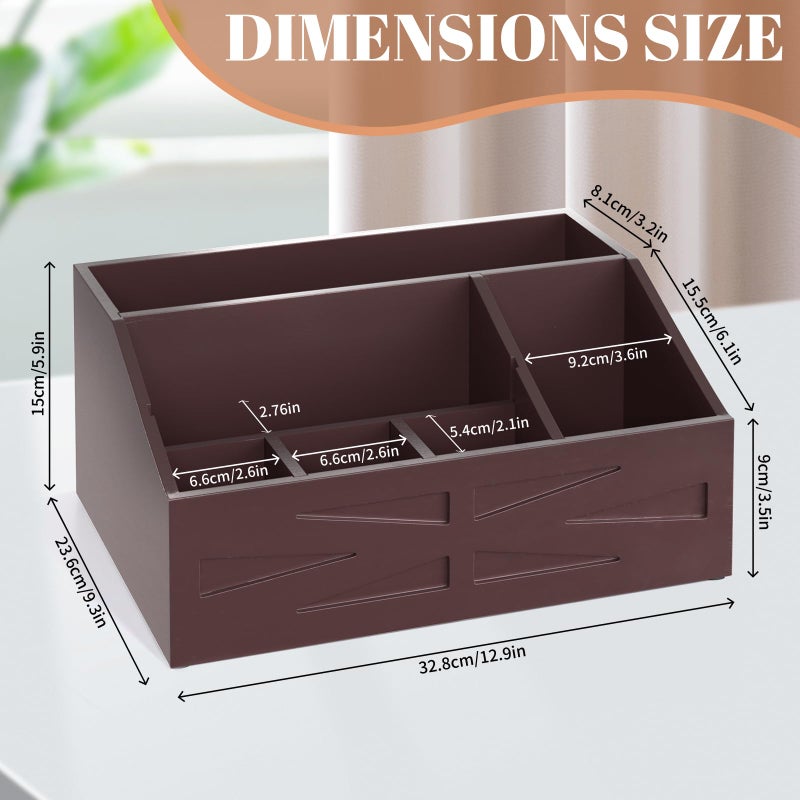 BELO VALE Large Mail Organizer Countertop,Farmhouse Desk and Kitchen Countertop Storage, Letter Sorter, Desk Mail Organizer and Bill Organizer, Desktop File and Paper Holder - Image 2