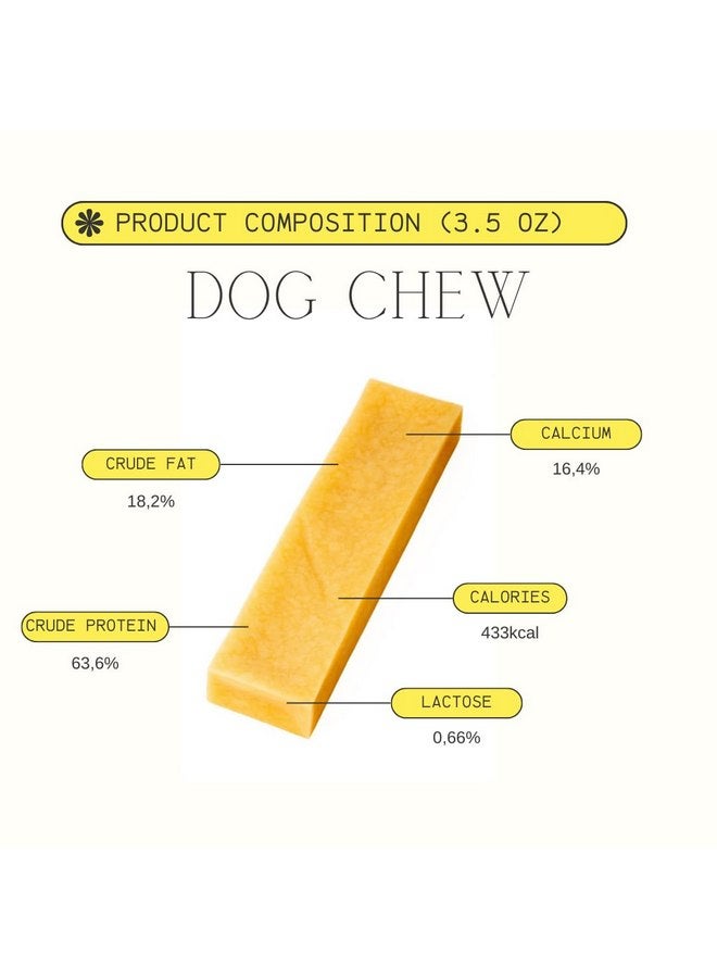 Eli Himalayan Dog Chew Size M, 3 Pieces, 100% Natural, Long Lasting, Gluten Free, Healthy & Safe Dog Treats, Lactose & Grain Free, Protein Rich, Dogs from 11 to 22 Lbs, Dental Treat - Image 5