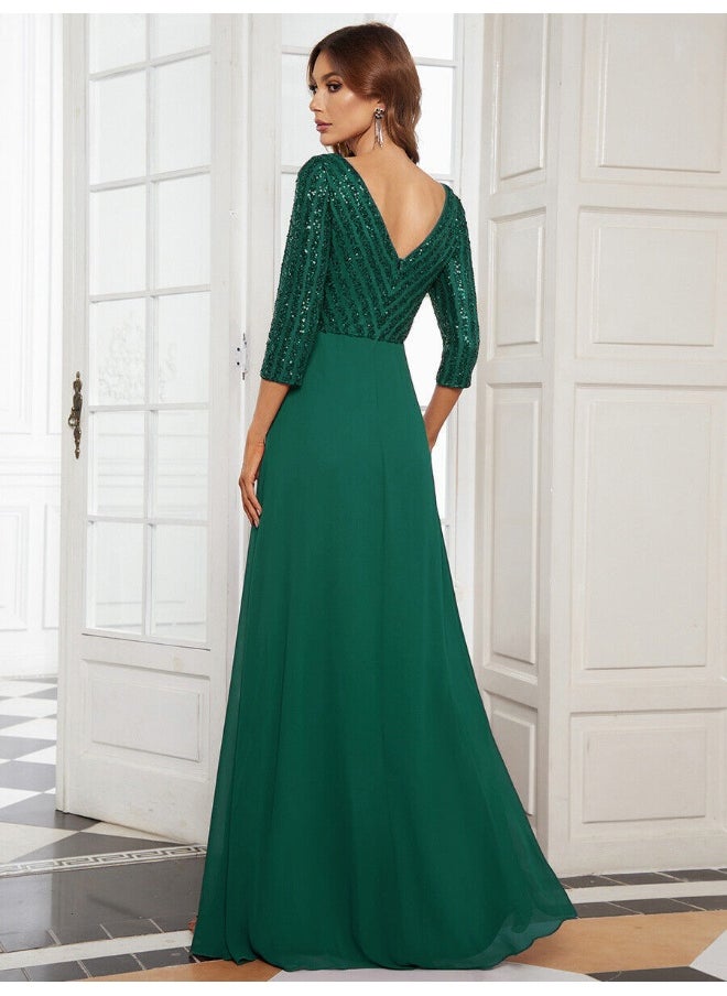 Madam Uniq Sequin Bodice Maxi Dress  - Image 2