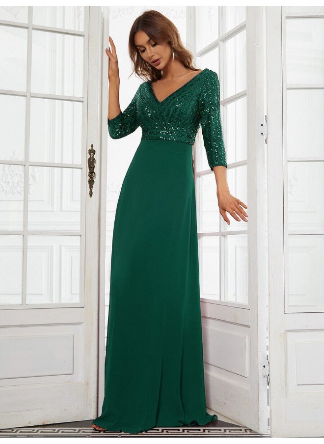 Madam Uniq Sequin Bodice Maxi Dress  - Image 1