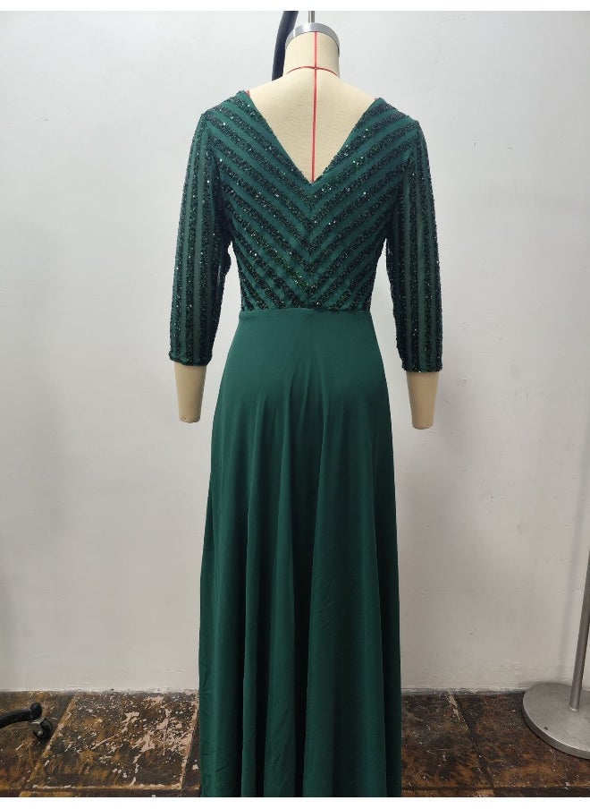 Madam Uniq Sequin Bodice Maxi Dress  - Image 5