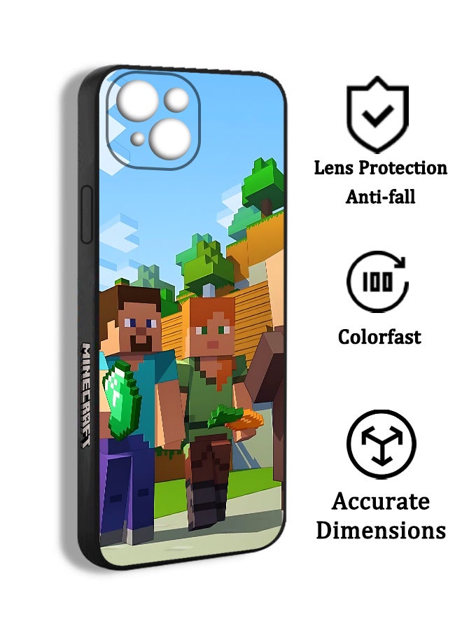 Generic - Phone Case Cover For Apple iPhone 15 Game Minecraft Pixel Art Characters MMD14 - Image 1