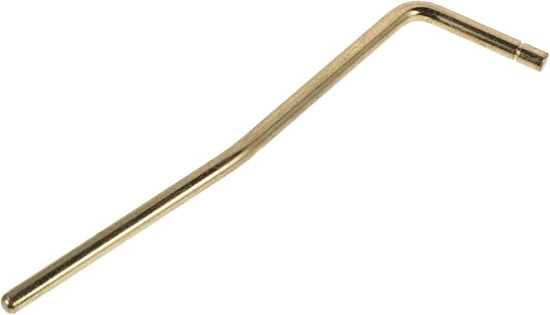 Ipetboom 6mm Double Tremolo Arm Whammy Bar Replacement for Electric Guitar Tremolo System Metal Guitar Arm with Plug-in Style Yellow Metal Finish - Image 1