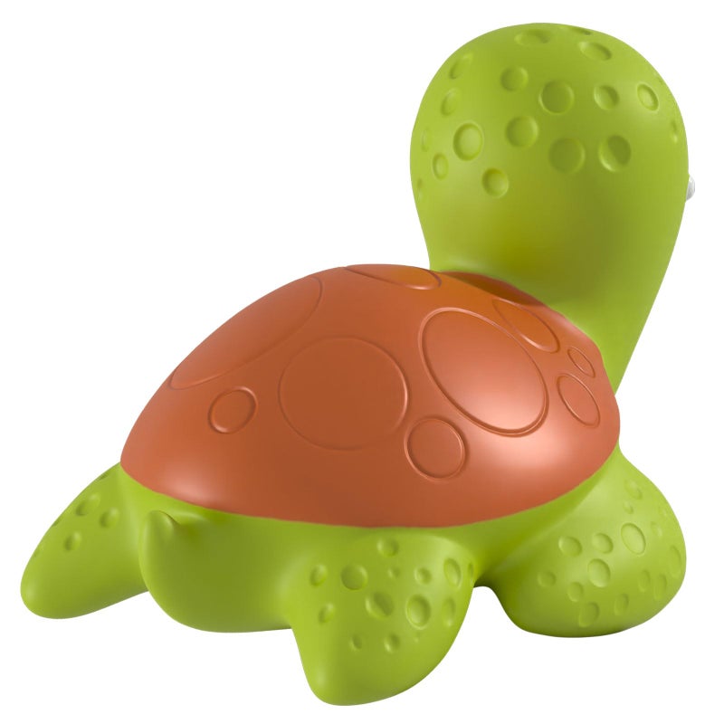 caaocho Pure Natural Rubber Bath Toy - Mele The Sea Turtle - Hole Free Bath Toys, BPA Free Bath Toys for Infants, Without Holes Sealed Natural Rubber Baby Toy - Image 3
