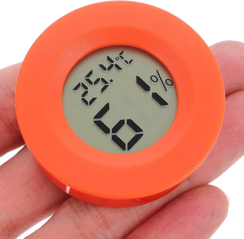 POPETPOP Hygrometer Box Small Indoor Reptile Temperature Digital Humidity Gauge Digital Temperature Gauge Humidity Meter for Reptiles Humidity Gauge Temperature Gauge Small Pet Mini - Image 2