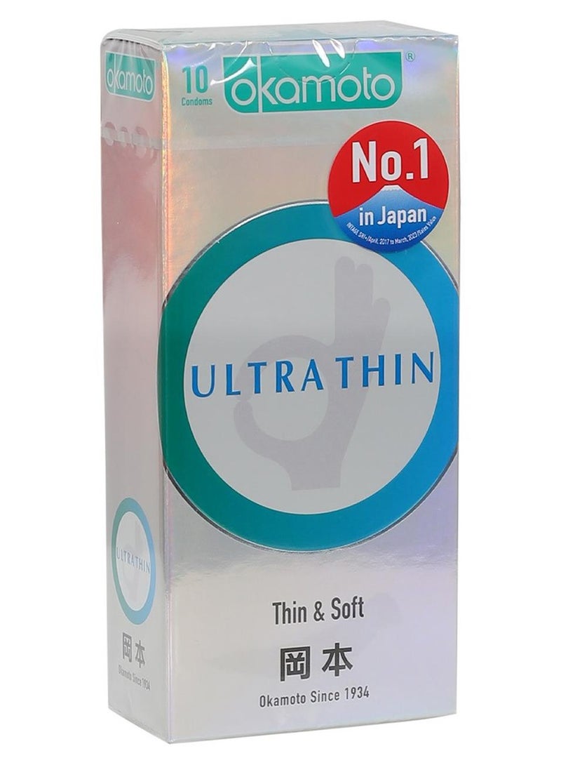 OKAMOTO Ultra Thin Condoms Pack of 10 - Image 1