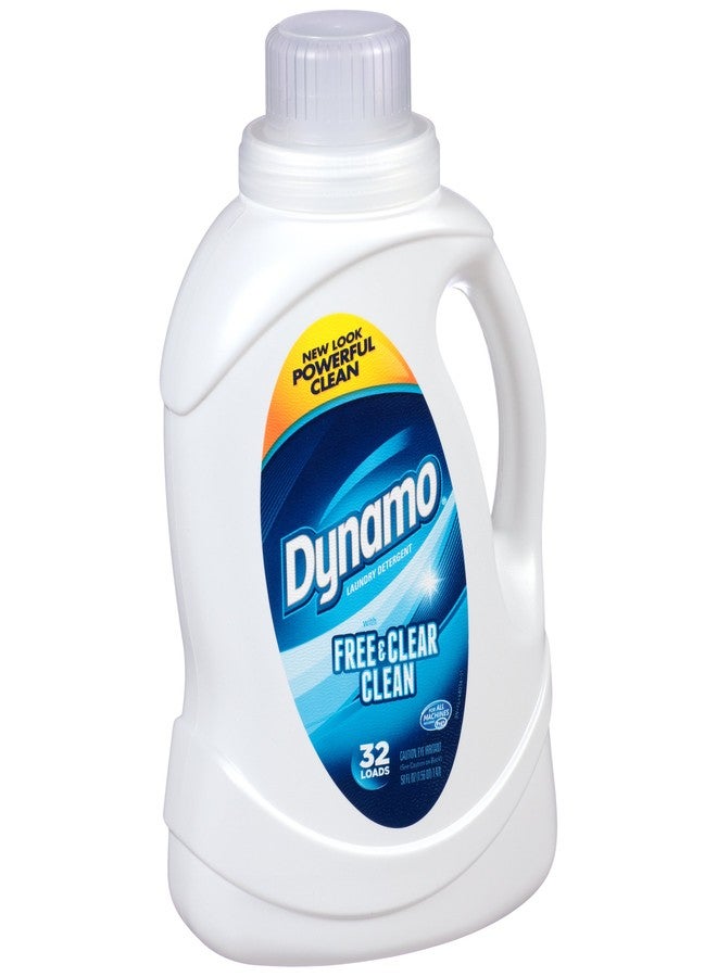 Dynamo Free & Clear Clean Liquid Laundry Detergent (50oz)