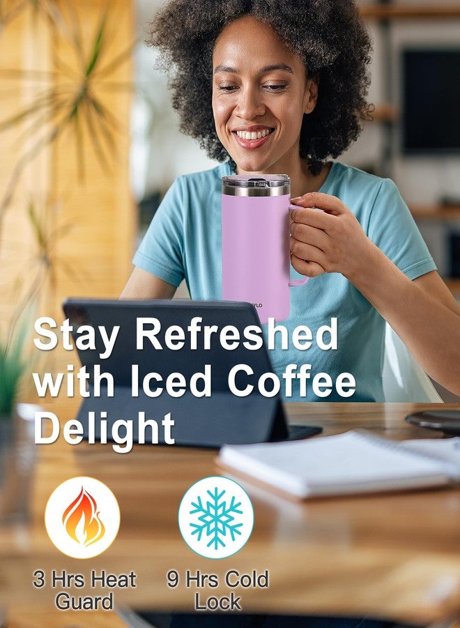 RAYMYLO Insulated Coffee Mug 24 oz, Double Wall Stainless Steel Coffee Mug with Lids, Leak-Proof & Detachable Slider Lid for Thorough Clean, Keeps Coffee Cold for 9 Hrs, Suitable for Camp Home Office - Image 2