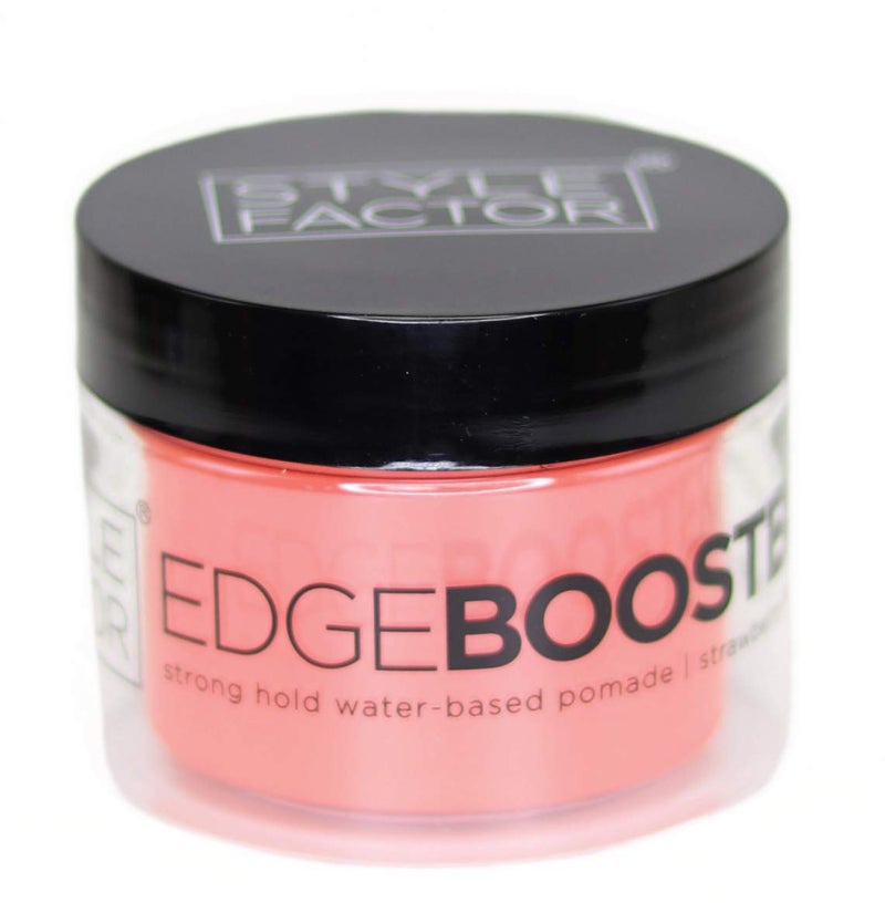 Edge Booster Edge Booster Style Factor Strong Hold Water Base Pomade Excellent for Taming Edges  Braiding Hair Strawberry 338oz 