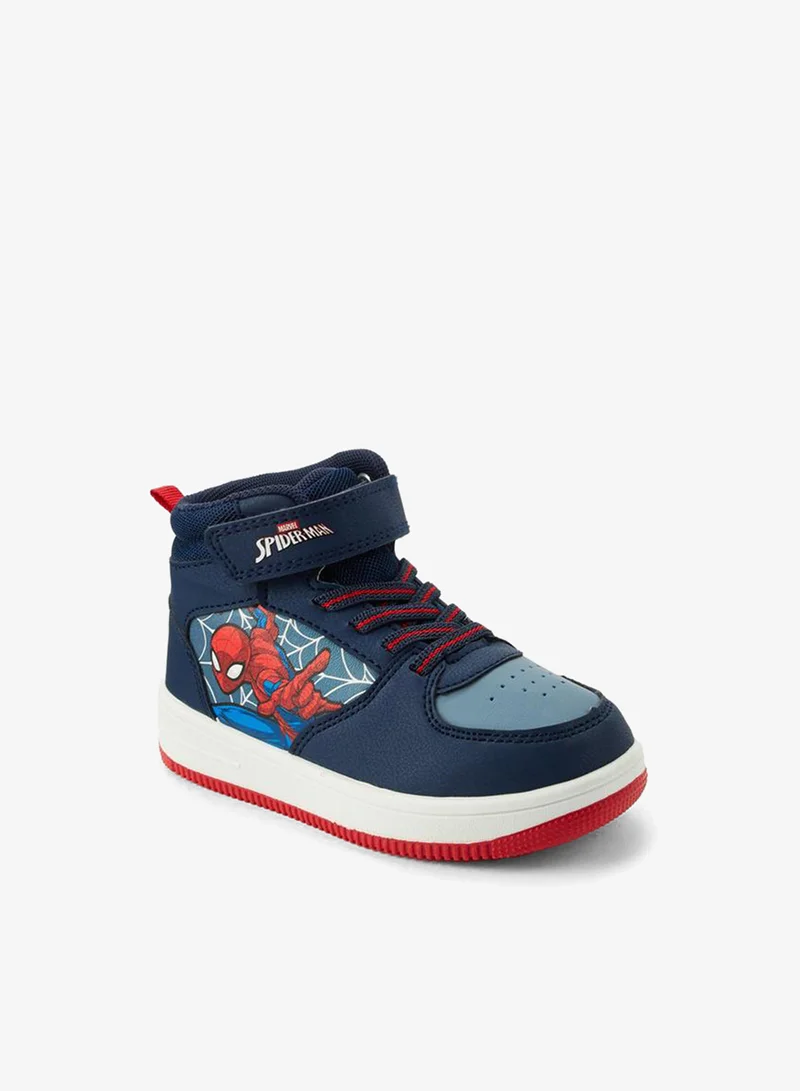 Marvel Boys Spider-Man Print High Top School Sneakers