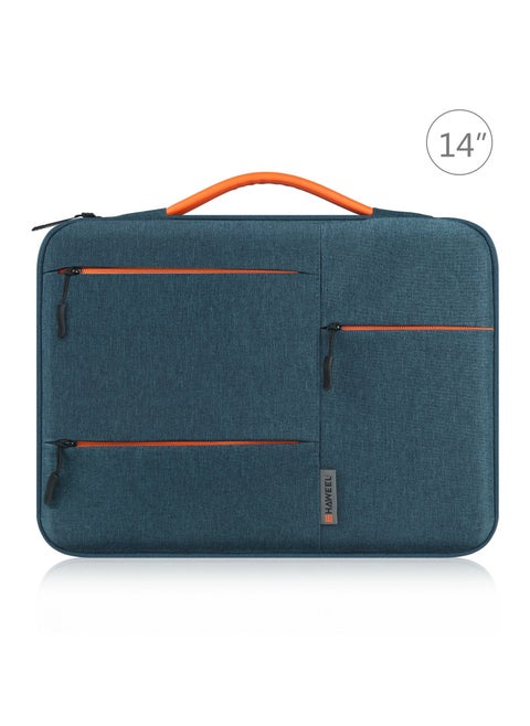 14-Inch Sleeve Case Zipper Laptop Handbag(Dark Blue)