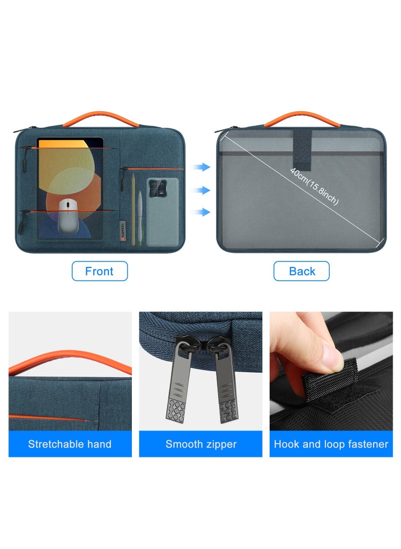 HAWEEL 14-Inch Sleeve Case Zipper Laptop Handbag(Dark Blue)  - Image 4
