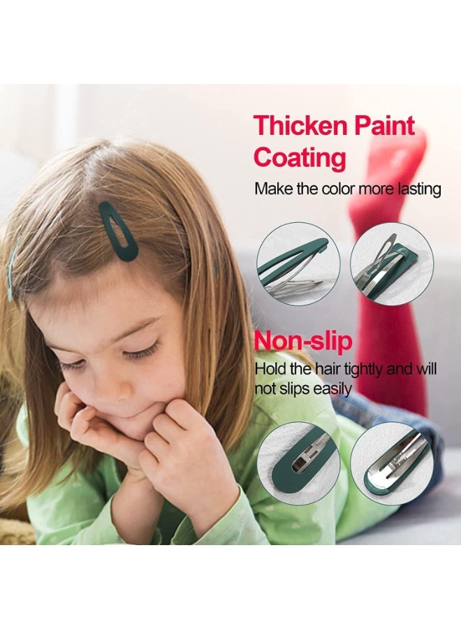 20 جهاز كمبيوتر شخصي مقاطع الشعر للبنات ، ماتي معدنية شاب الشعر باريتس في ألوان الحلوى ، ملحقات الشعر غير المنزلقة للأطفال والأطفال الصغار والمراهقين والنساء - Image 4
