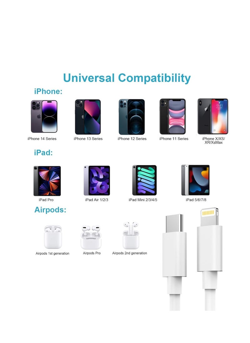 Generic Fast Charging Cable for Apple iPhone Charger 20W  - Image 2