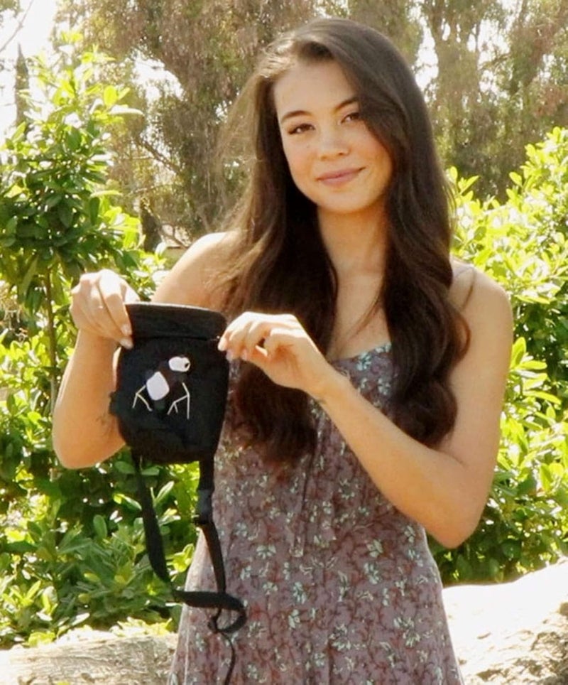 AMC Rock Climbing Panda Design Chalk Bag with Adjustable Belt - Image 2