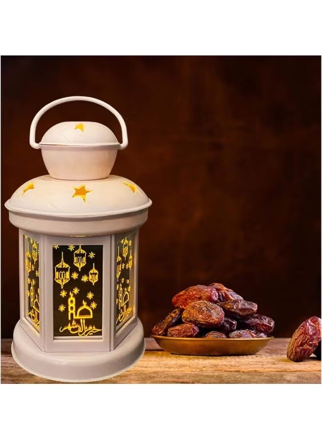 Eid Mubarak Ramadan Lantern Figurine Atmosphere Light Desktop Decorative Lamp Table Lamp Hanging Ornament Festival Light Hanging Lamp Festival Party - Image 2