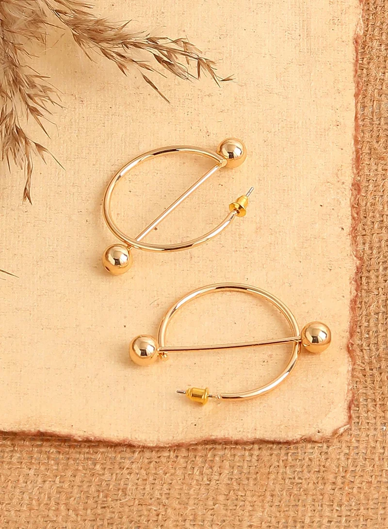 SOHI Party Artificial Hoop Earring Jewellery