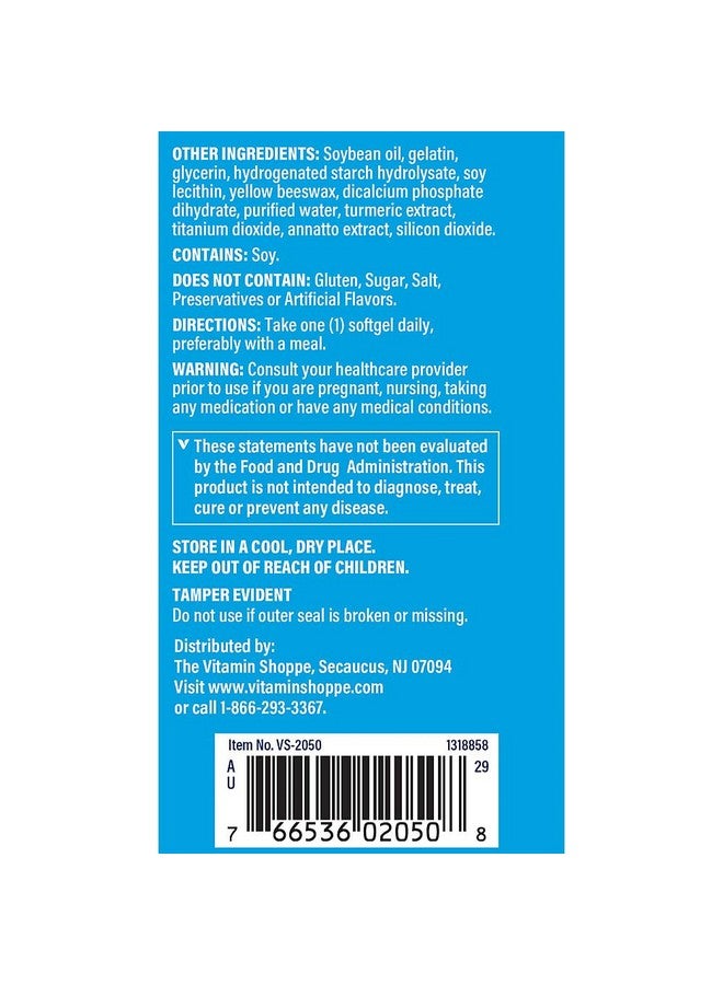 The Vitamin Shoppe B-Complex 100 - Supports Energy Production, Nervous System Function & Nutrient Metabolism - Excellent Source of B1, B2, B6, B12, Niacin, Folic Acid & Biotin (100 Softgels) - Image 4
