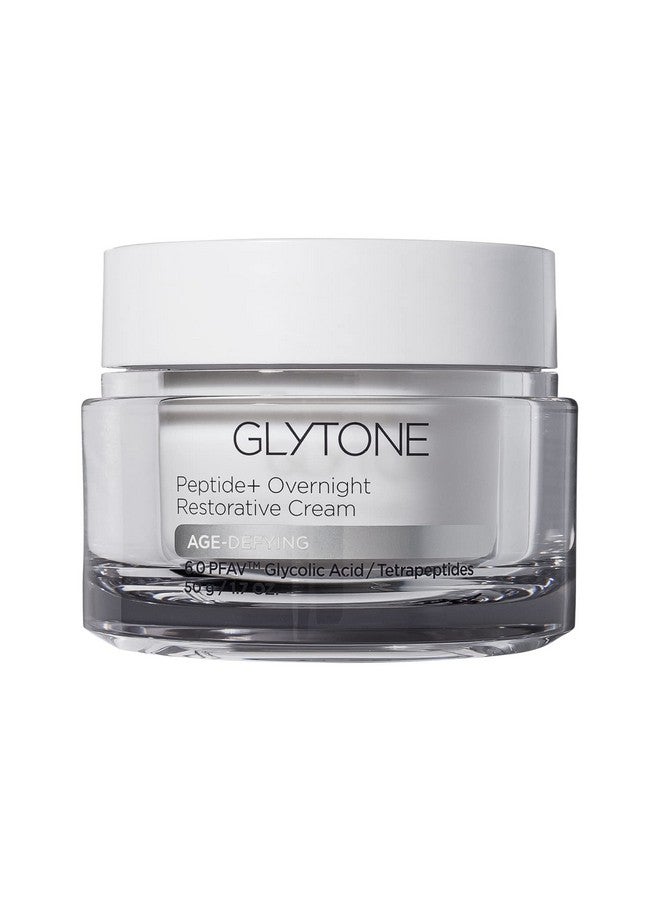 Glytone Age-Defying Peptide+ Overnight Restorative Cream - Dermatologist-Tested, Paraben-Free & Fragrance-Free - 1.7 fl. oz. - Image 1